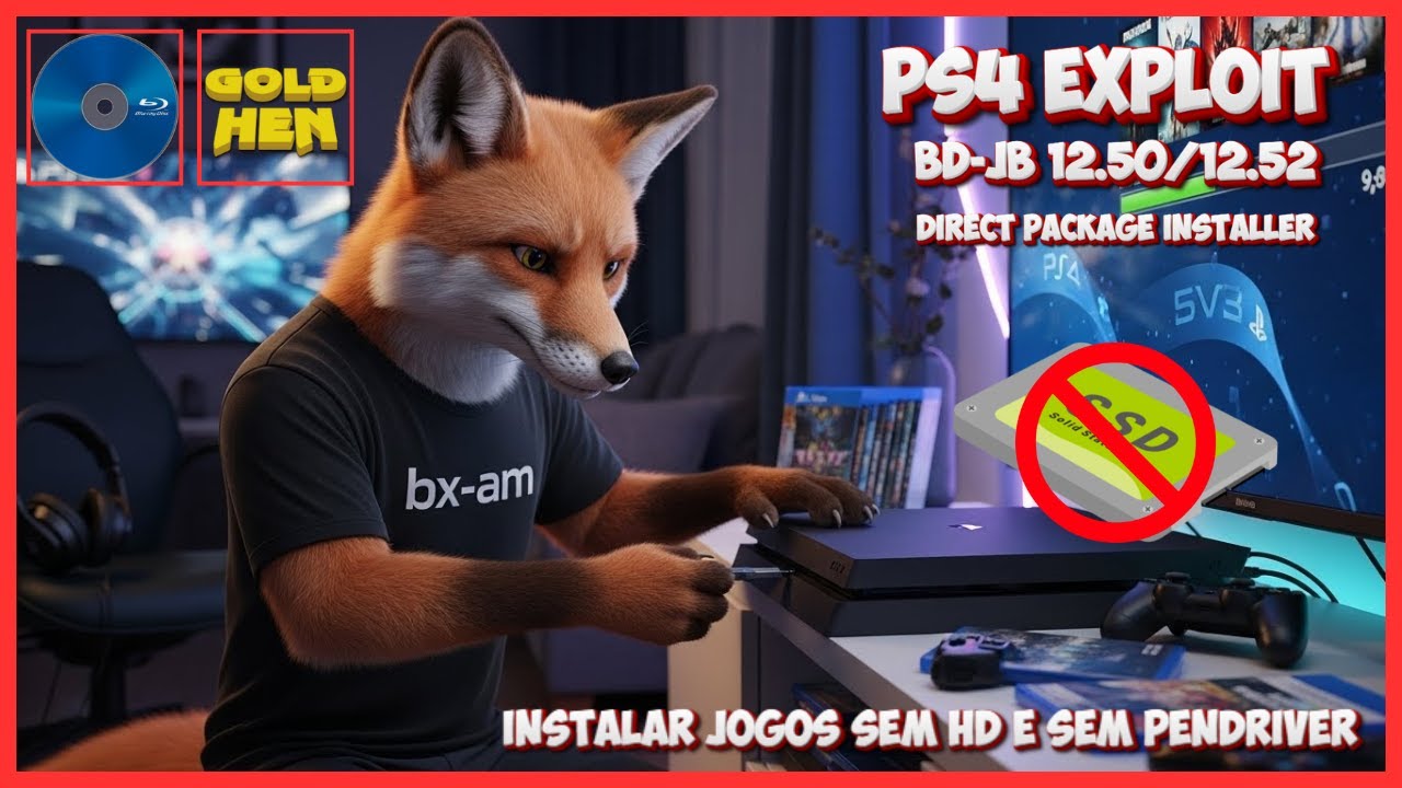COMO INSTALAR JOGOS E HOMEBREWS REMOTAMENTE NO PS4 DESBLOQUEADO 12.50-12.52