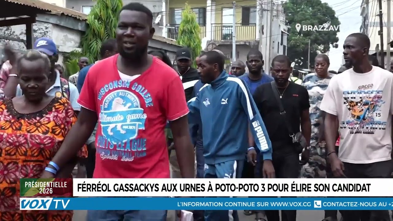 Férréol Gassackys aux urnes à Poto poto 3 pour élire son candidat