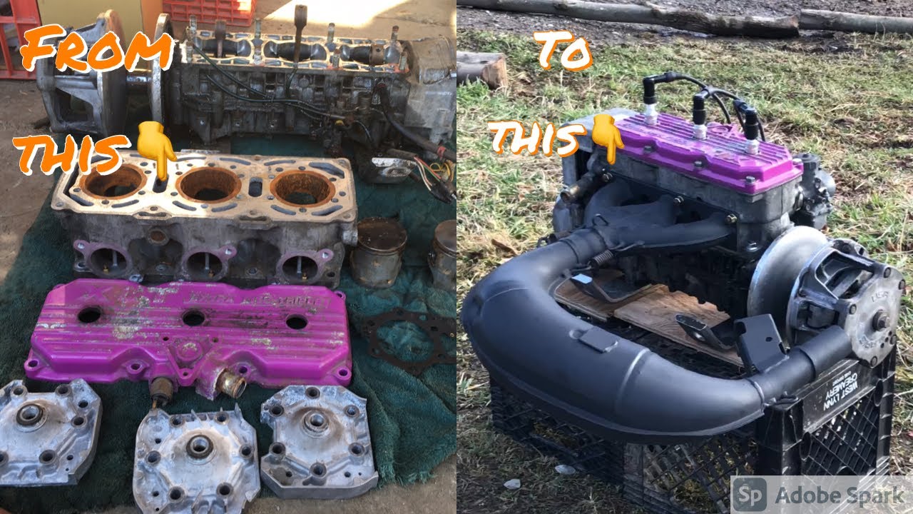 Rebuilding a Polaris Xlt 600 in 13 minutes