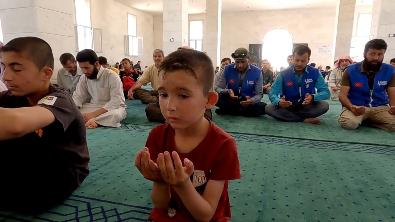 بناء المساجد في الشمال السوري مسجد كمونه في محافظة إدلب #كتل #كمونه