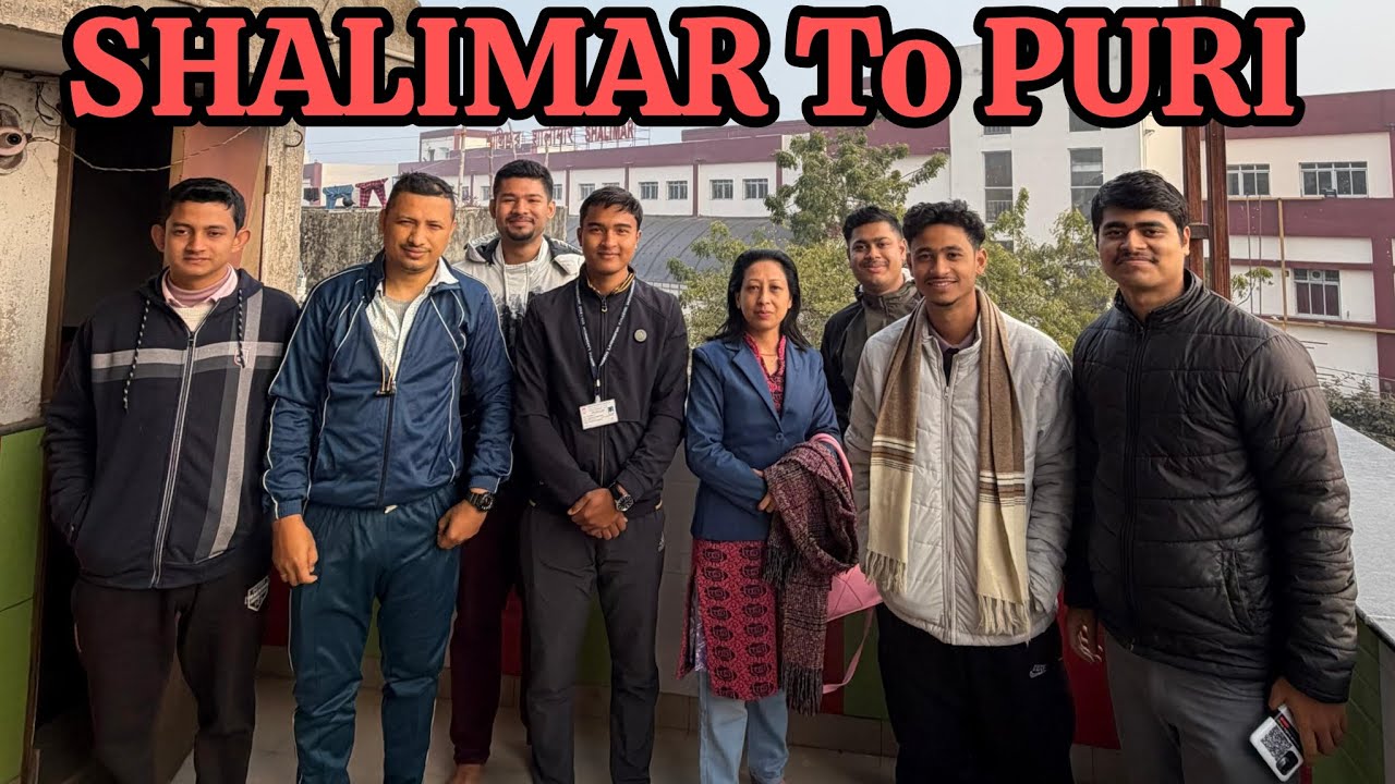SHALIMAR To PURI Train journey #puri #jagannathdham #train 
