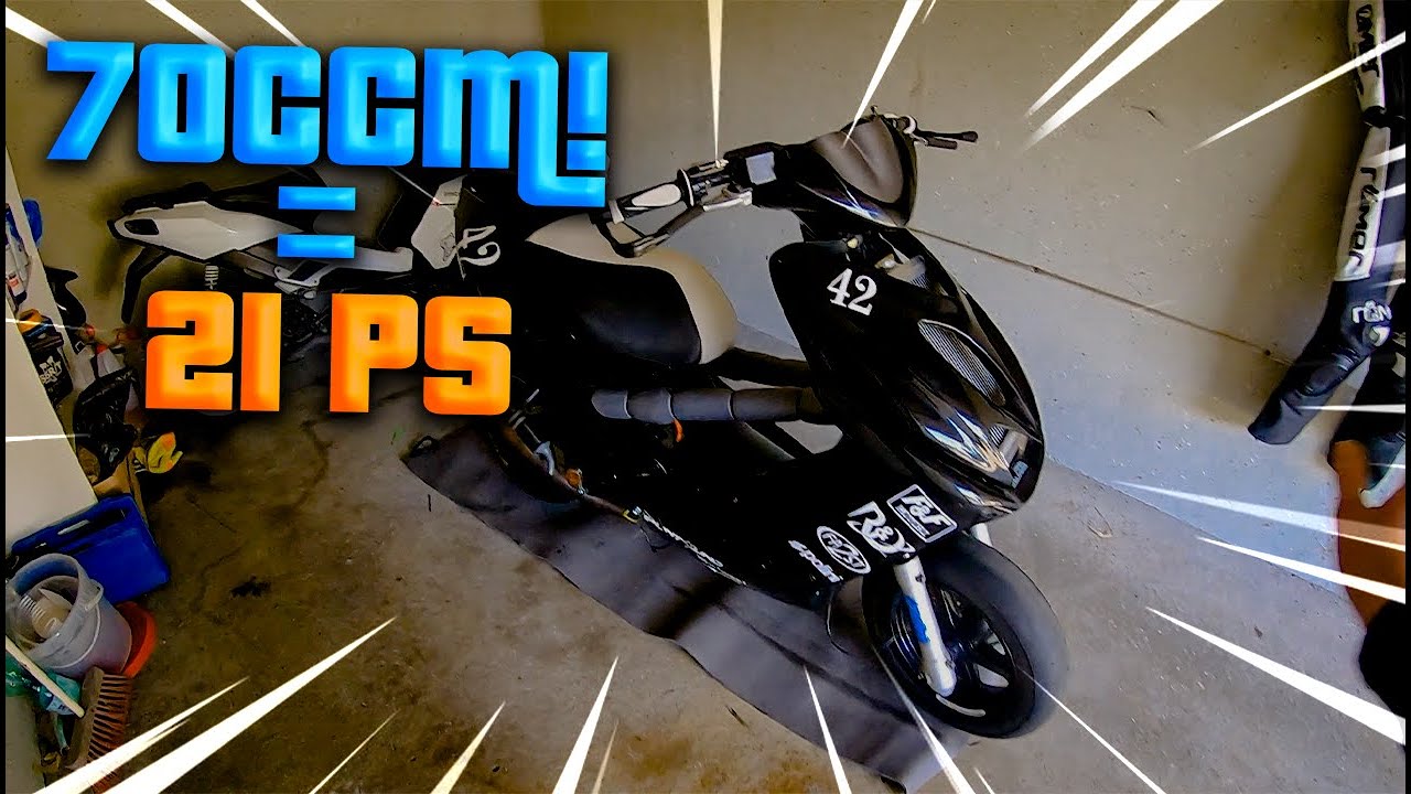 High end Yamaha Aerox RT 70ccm 21Ps (1/2) | @LuisBrygala