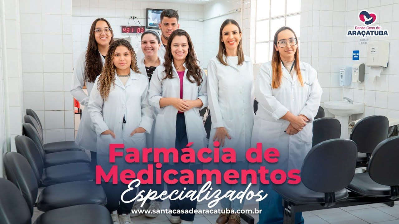 Farmácia de Medicamentos Especializado cuidado que ultrapassa os limites da Santa Casa