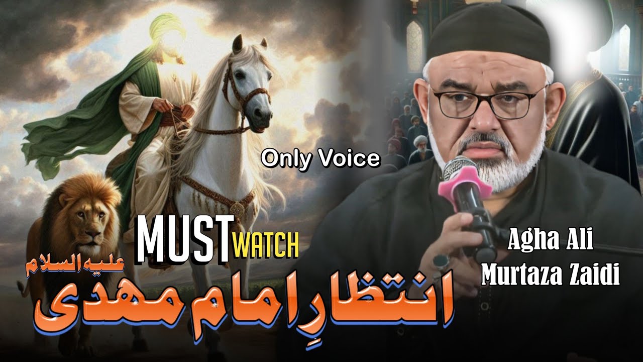 Intizar e Mola Mehdi(aleh Salam) | Maulana Ali Murtaza Zaidi