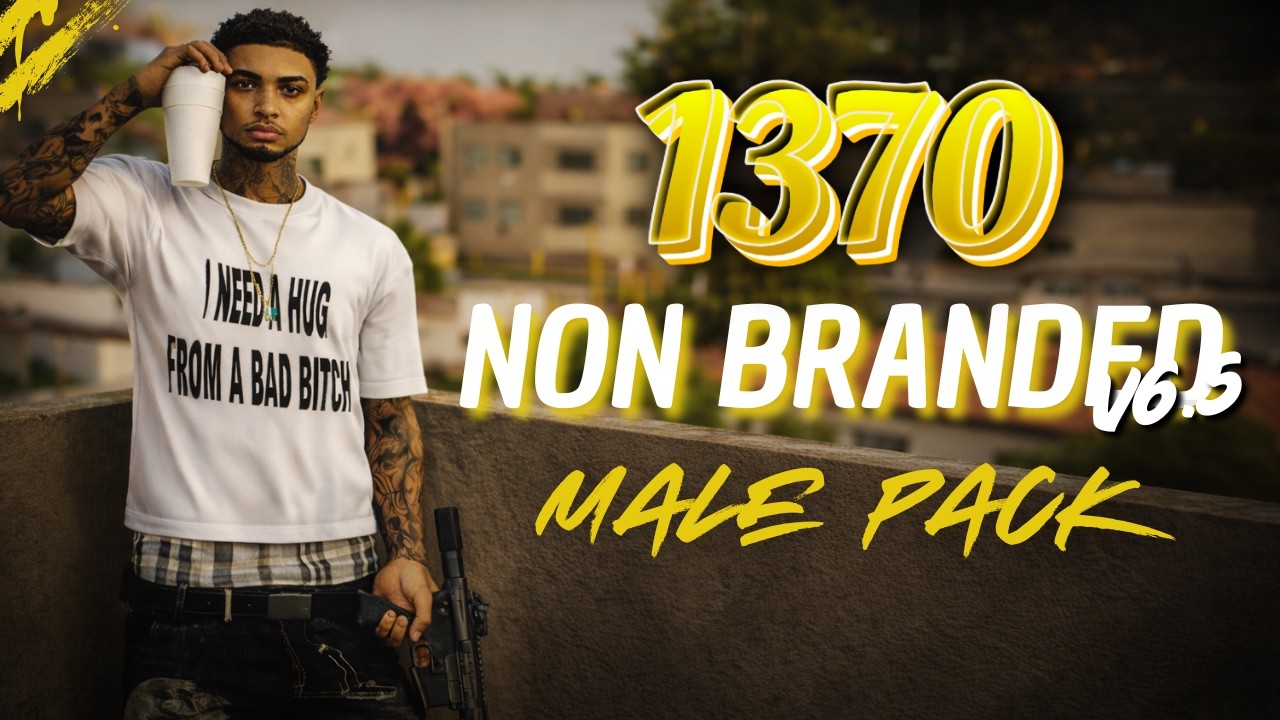 FiveM Male Clothing Pack V6.5 | Realistic RP Outfits (Non-Branded) | 1370 Modding