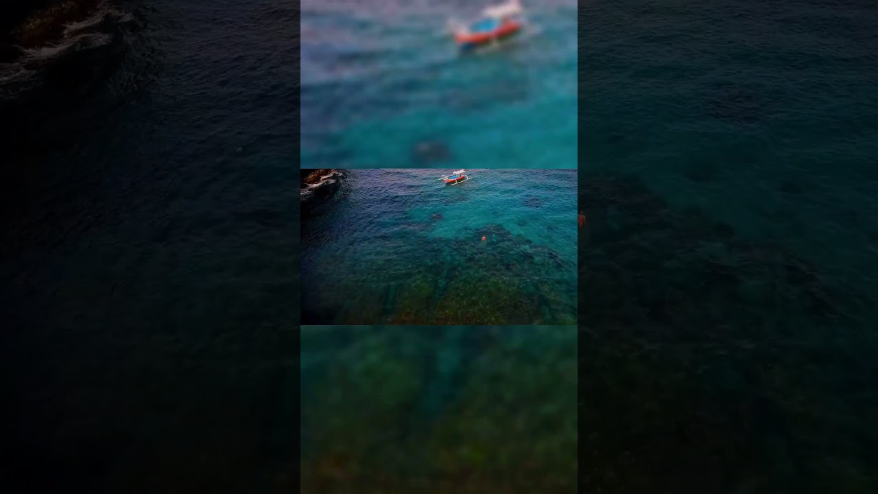 BLUE LAGOON cinematic travel✈️️ #travel #beach #explorebali #baliescape #drone #travelvlog