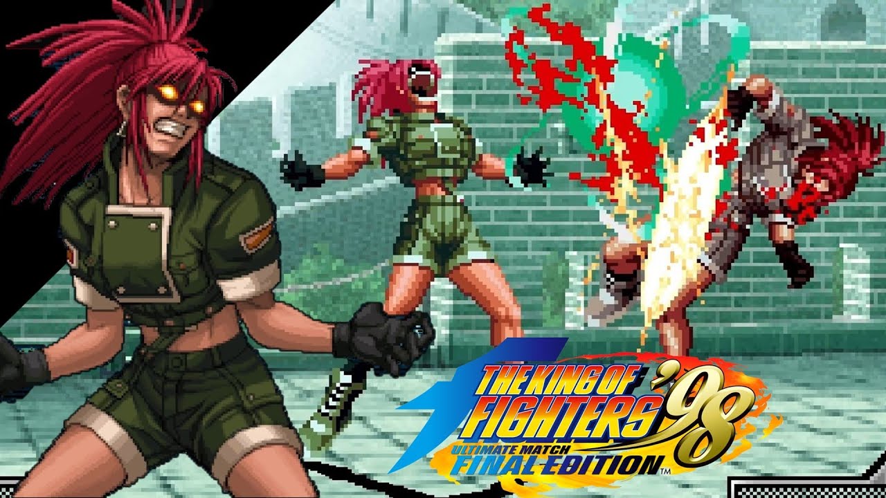 【KOF98UMFE】ヤミノナカオロチノチニメザメルレオナ (覚醒レオナ) 必殺技集