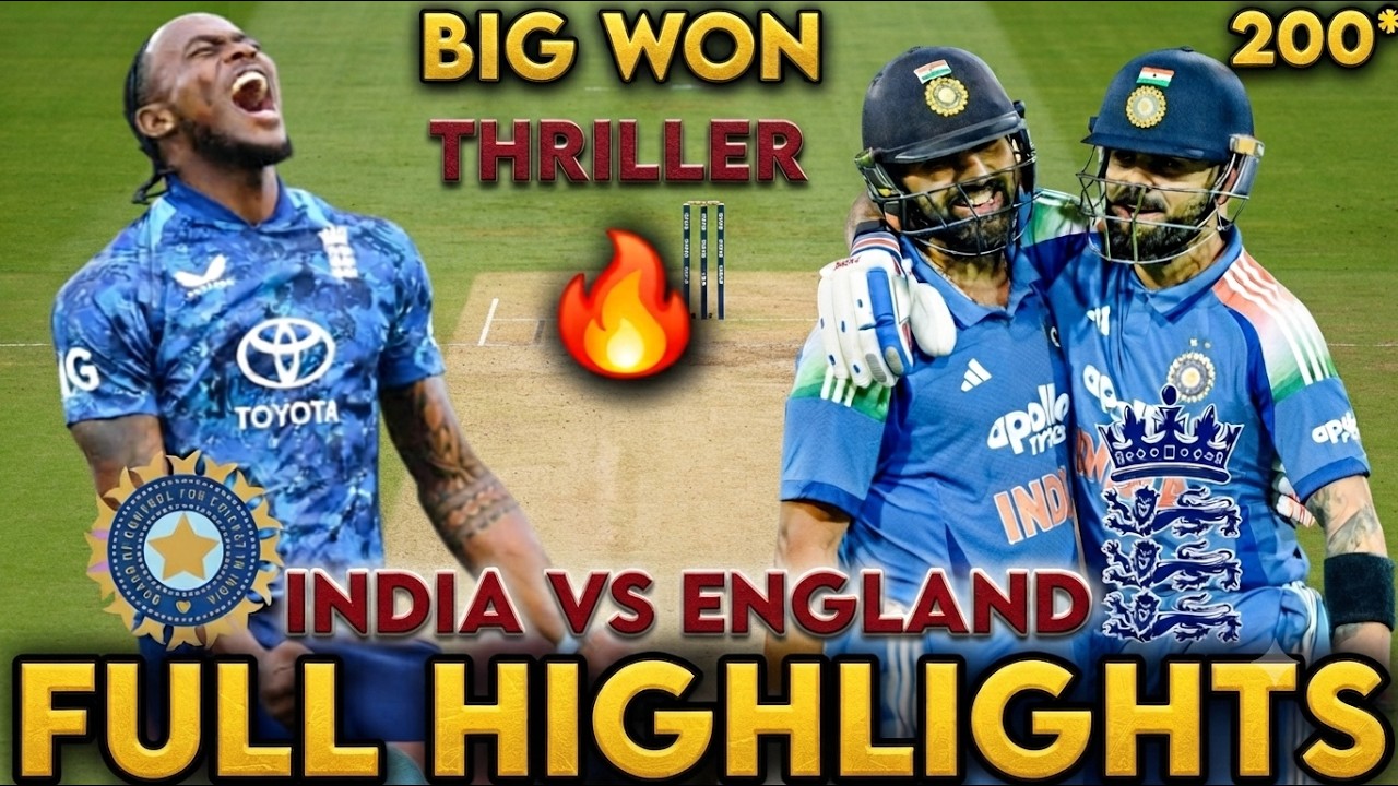 India Vs England 3rd ODI Match Highlights 2026 | IND vs ENG Today Match Highlights