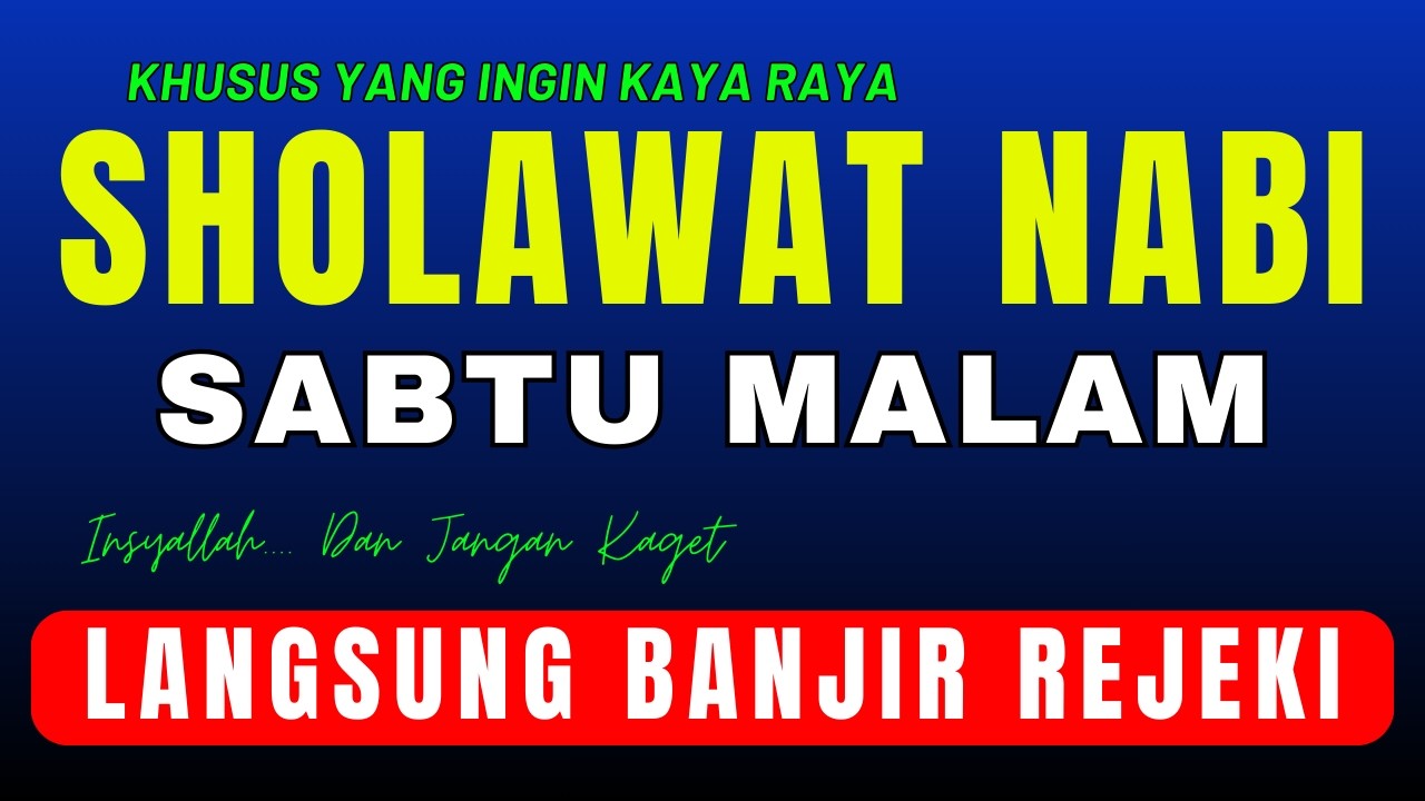 Rezeki Datang Dari Segala Penjuru Langit Setelah Rutin Mengamalkan Doa Sholawat Jibril