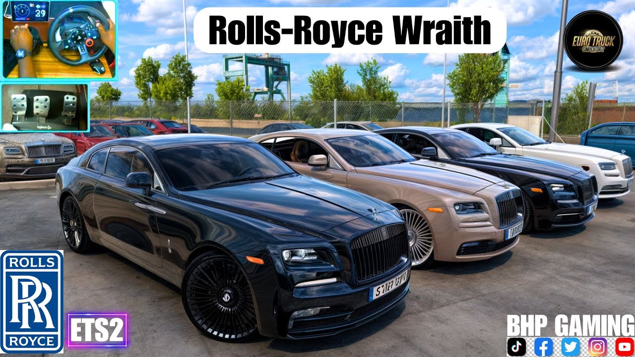 Cruising in Luxury: 2016 Rolls-Royce Wraith in Euro Truck Simulator 2