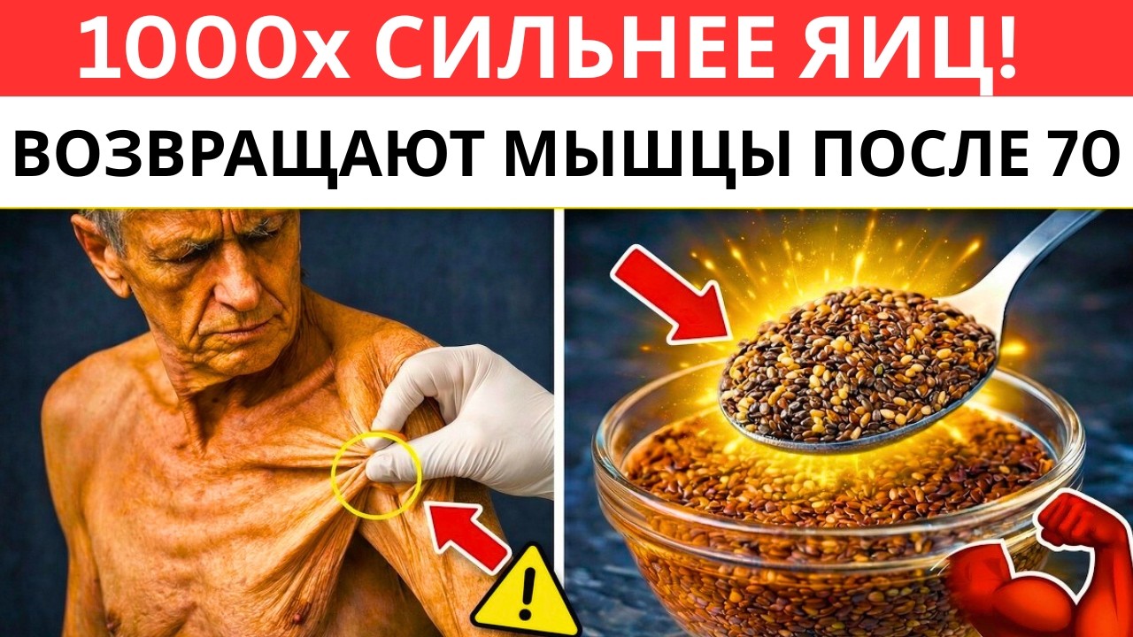 После 70 ЯЙЦА уже не работают: ДЕШЕВЫЕ 5 семян сильнее мяса. Посмотрите СЕЙЧАС!!!
