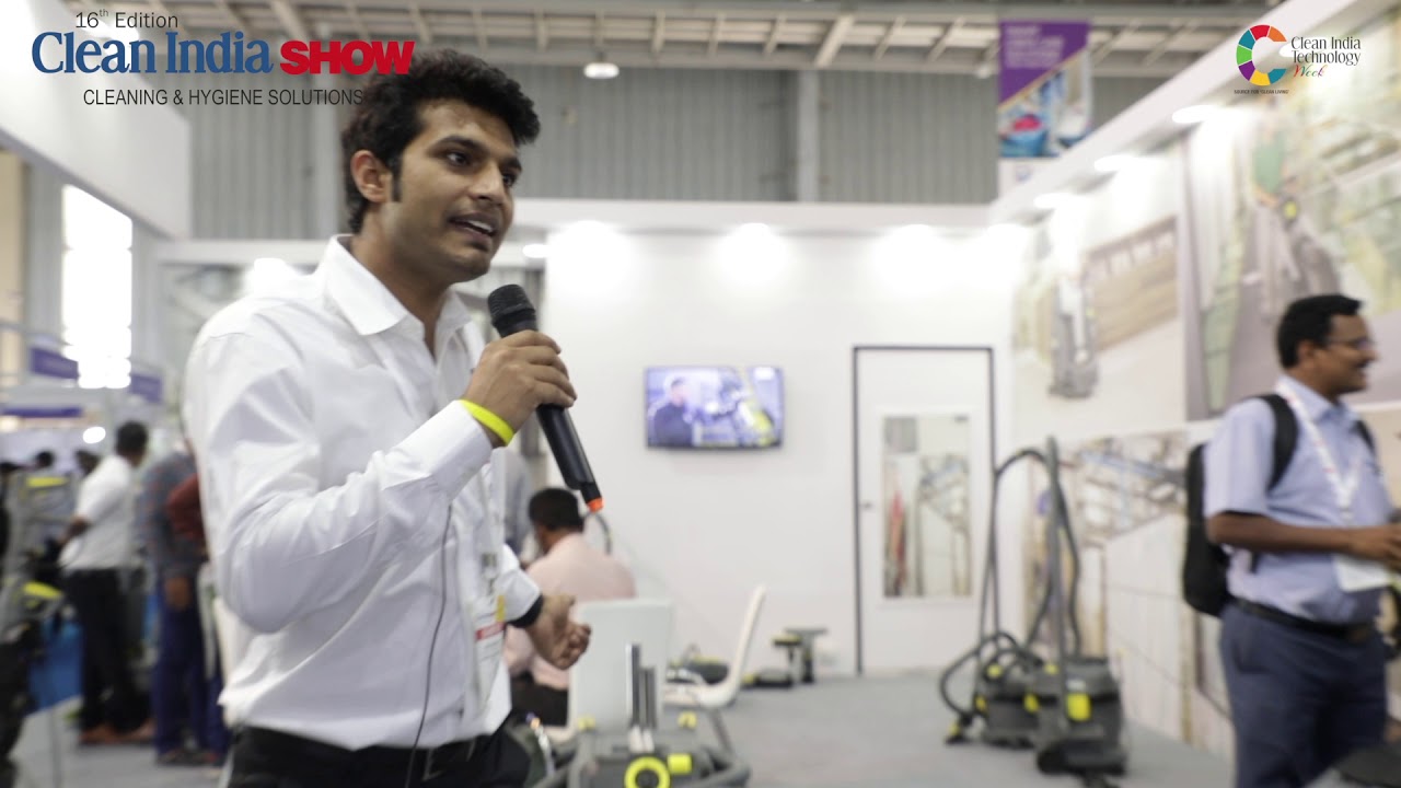 Clean India Technology Week 2019 - Live Demo by Karcher Cleaning System Pvt Ltd