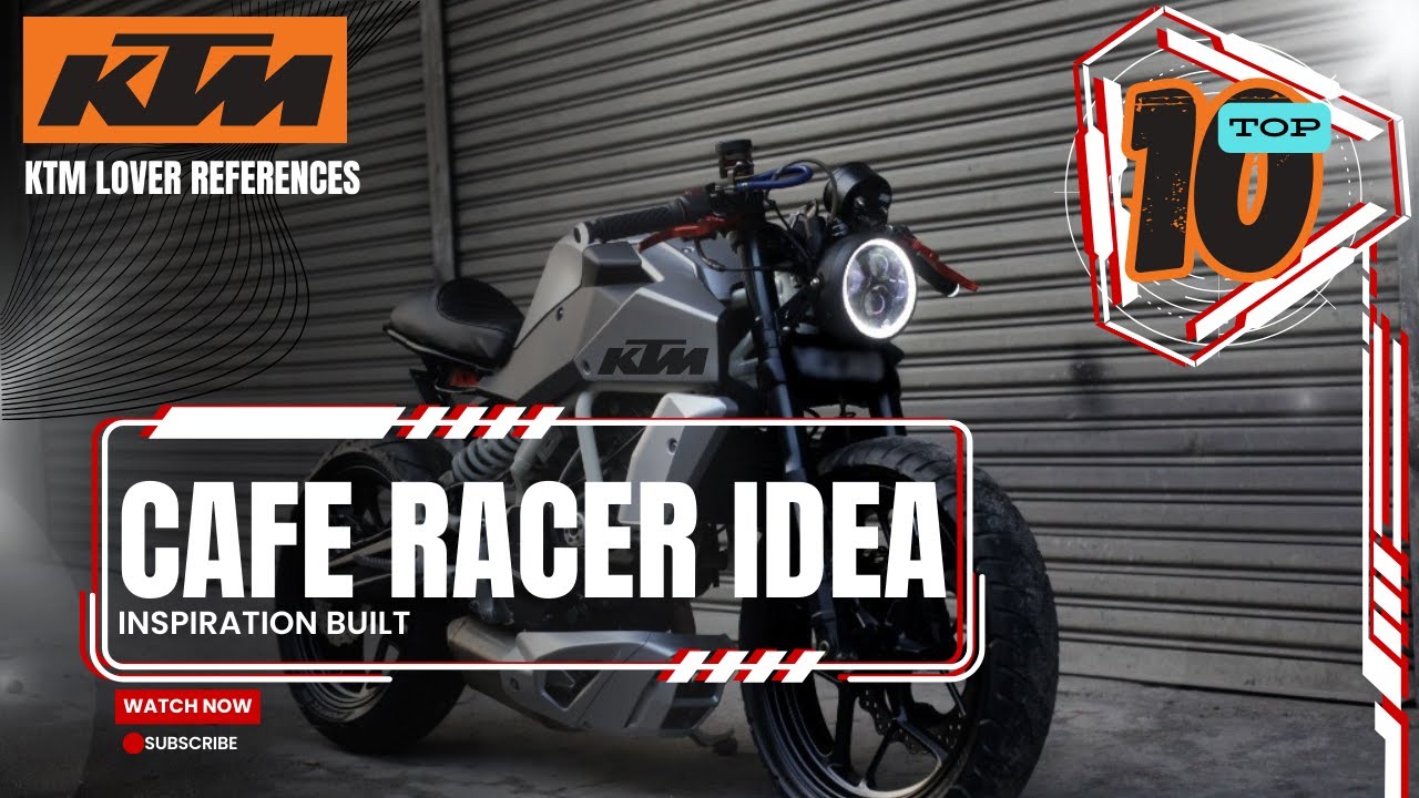 CAFE RACER IDEA KTM BASED! Inspiration custom motorcycle| #caferacer #caferacerstyle #ktm #duke #rc