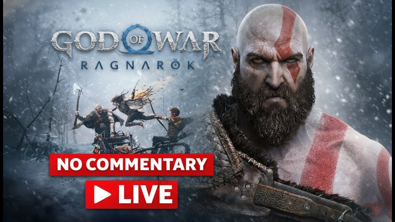 God of War Ragnarök LIVE GAMEPLAY - No Commentary (Ultra Realistic)