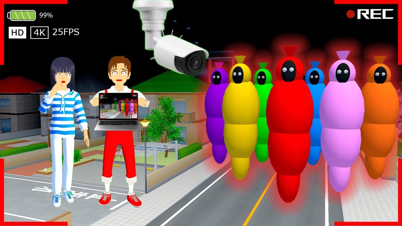 YUTA MIO TAKUT CCTV REKAM POCONG RAINBOW RAKSASA DI DEPAN SEKOLAH TERNYATA... SAKURA SCHOL SIMULATOR