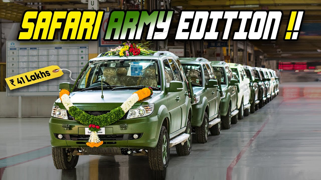Why Indian Army chose Tata Safari over Mahindra Scorpio !! | Tata Safari Storme Army Edition