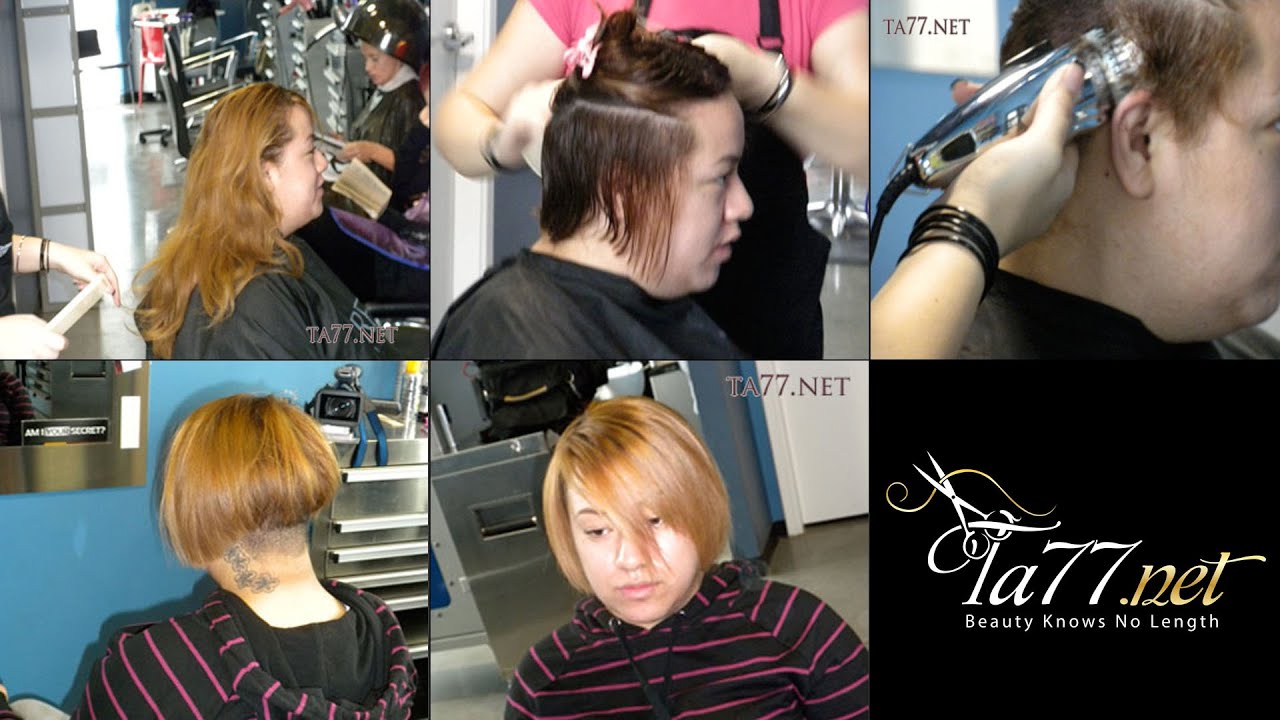 Franci - Pt 1: Buzzed A-Line Bob (Free Video)