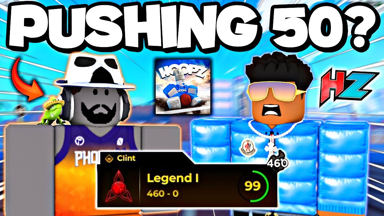 RUNNING WITH THE OLDEST PLAYER IN HOOPZ!😱