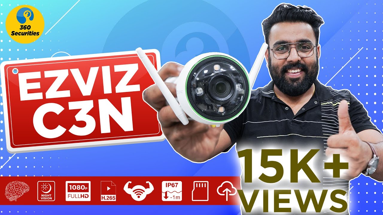 EZVIZ C3N - Best Colour Night Vision Wifi Camera 🔥 AI Enabled 💖