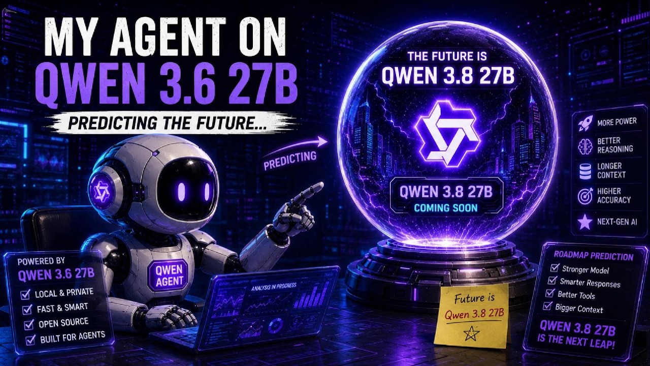 Qwen3.6 27b Agent predicts upcoming Qwen3.8 27b