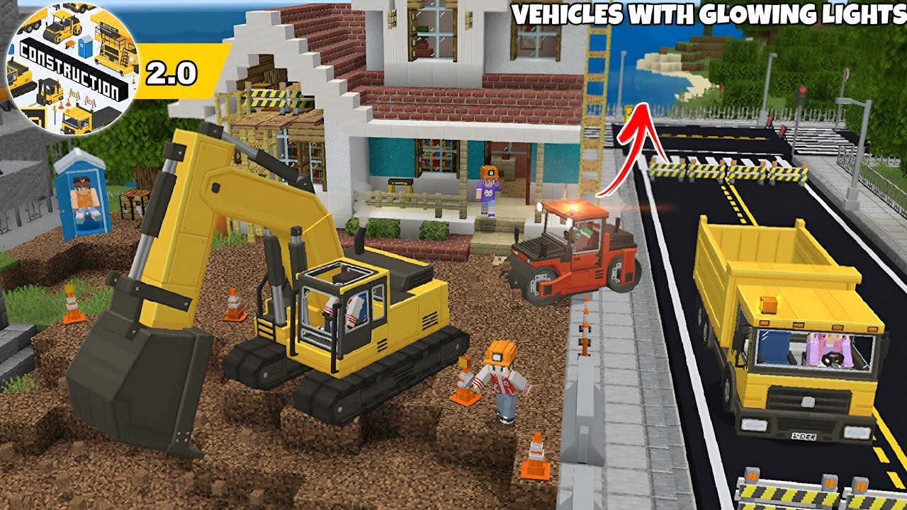Construction Add-on Update 2.0 Review in MCPE #minecraftpe