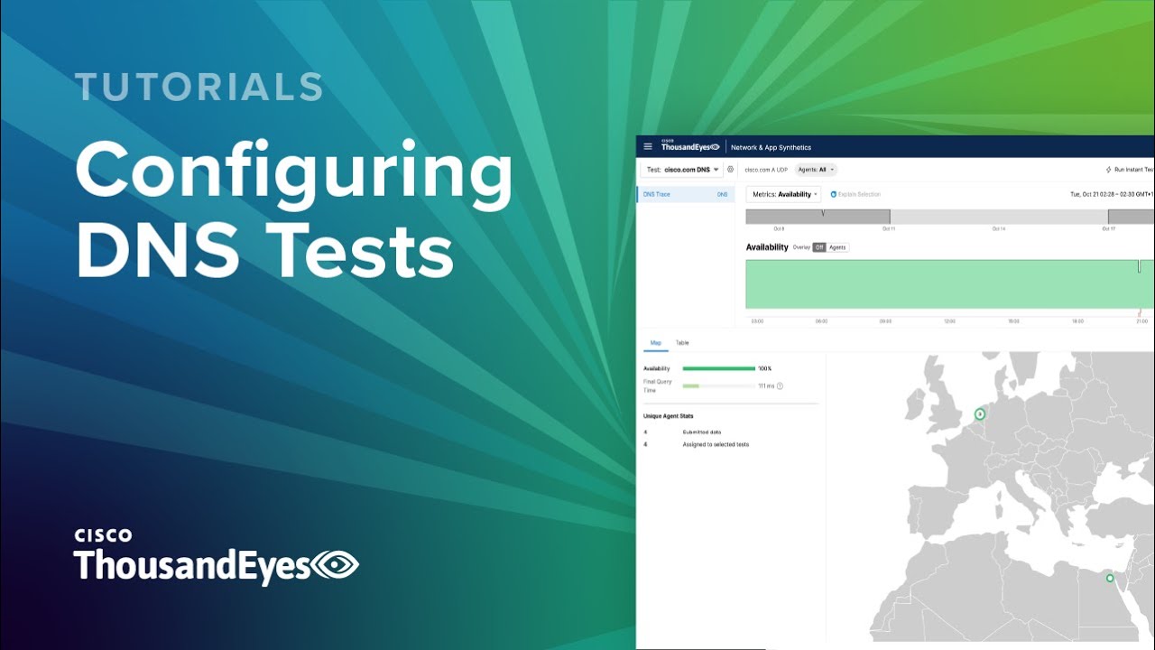 Configuring DNS Tests