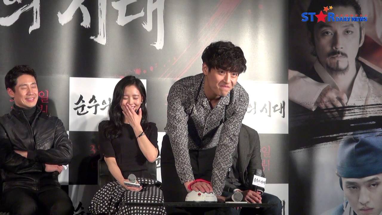 '순수의 시대' 쇼케이스 - 신하균 강한나 강하늘 '두번째 게임'