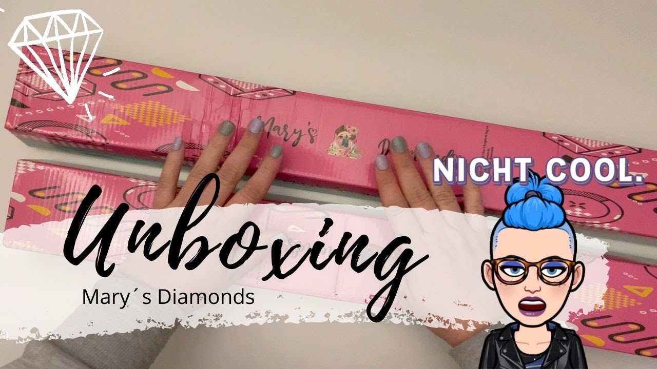 Diamond Painting Unboxing | Mary´s Diamonds , bald auch Versand nach Deutschland?