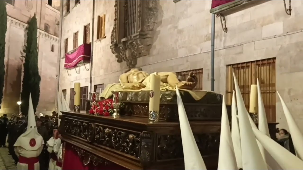 Stmo Cristo Yacente de la Misericordia por Libreros,Semana Santa Salamanca 2024.