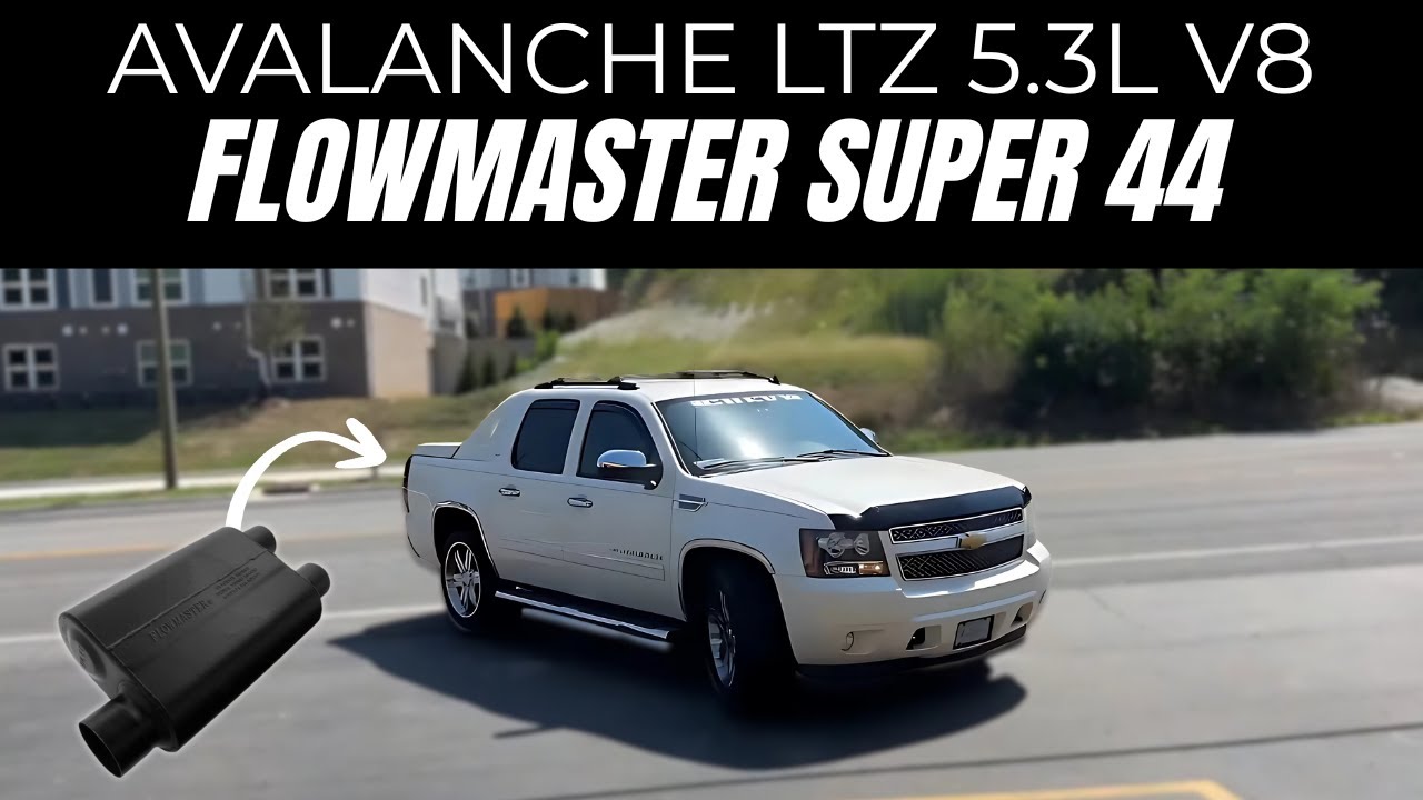 2012 Chevy Avalanche LTZ 5.3L V8 w/ FLOWMASTER SUPER 44 SERIES!