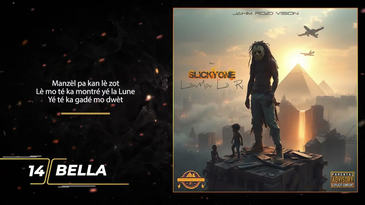 SLICKYONE - Album LANMOU LA RI(Vidéo Lyrics Officielle - 2025) #dancehall