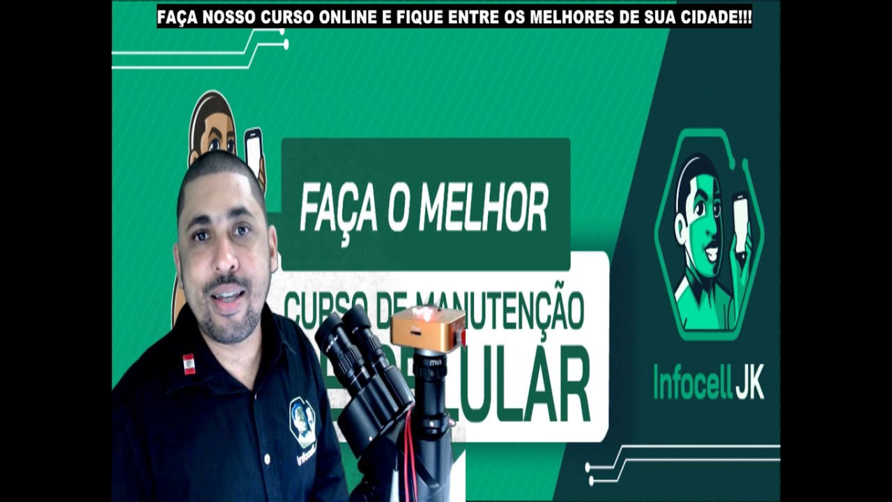 CURSO DE CELULAR GRÁTIS  AULA 1-  DIAGNÓSTICO E MICROSSOLDAGEM