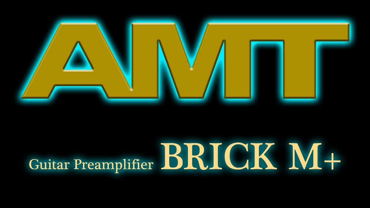 Few sound examples of AMT M-plus guitar preamplifier (NO TALKING!)