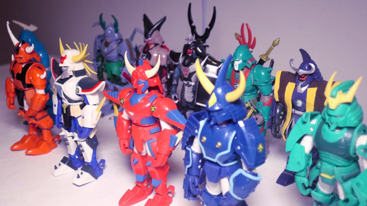 Coleção Completa Samurai Warriors - Unboxing bonecos anos 90