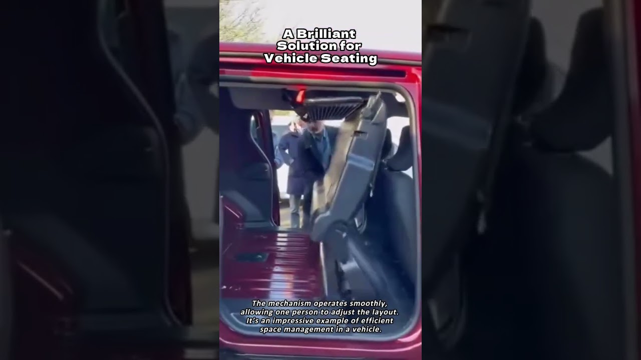 Incredible Folding Seats Maximize Cargo Space