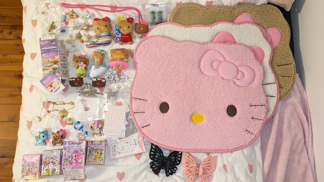 APRIL HAUL PART 1: ALIEXPRESS!!! HELLO KITTY, TOKIDOKI, CLAW CLIPS, LANA DEL REY + MORE! 😻🌸🎀