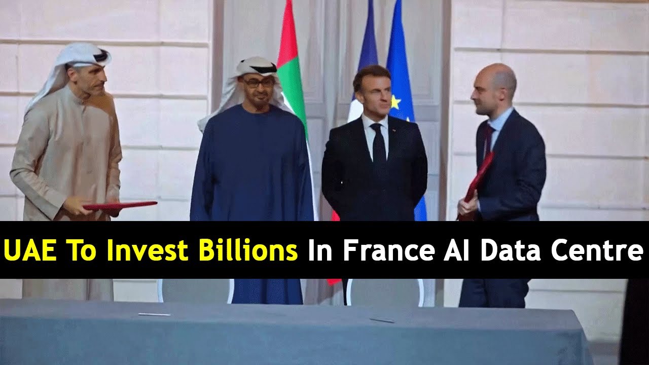 UAE To Invest Billions In France AI Data Centre | DRM News Global | AI1H
