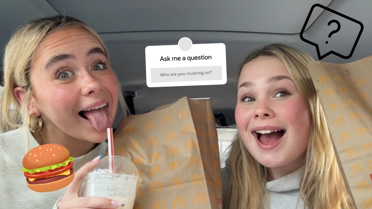 Answeing your most asked questions + mukbang￼🍔🍟