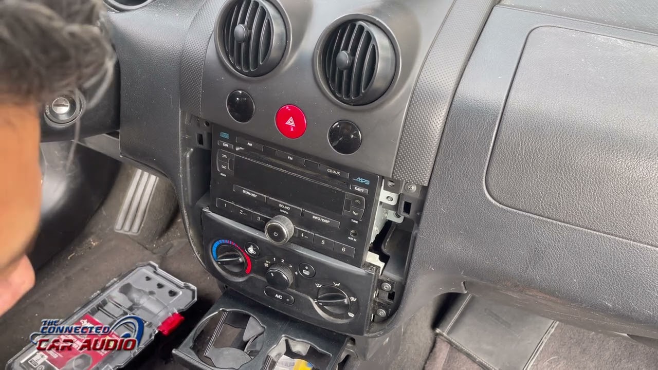 How to remove factory stereo Chevy Aveo 2004-2008