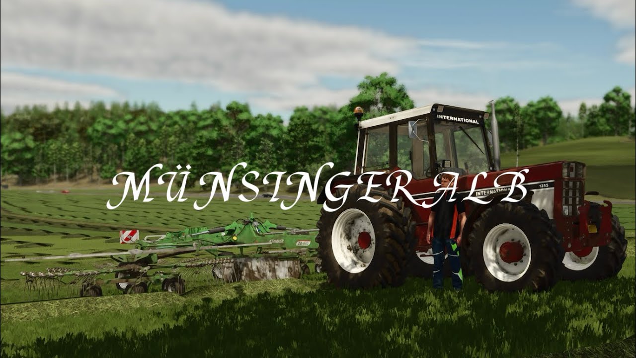LS 25 MÜNSINGER ALB: #2 Gras wenden mit CASE IH 1056XL!! 😁👍🏼