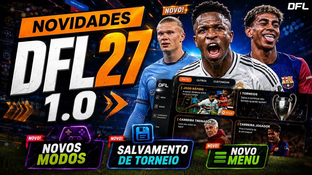 💥O NOVO DFL 27 1.0 PROMETE SER A MELHOR ATUALIZA&Ccedil;&Atilde;O DO ROBER FL | TUDO SOBRE O DFL 1.0