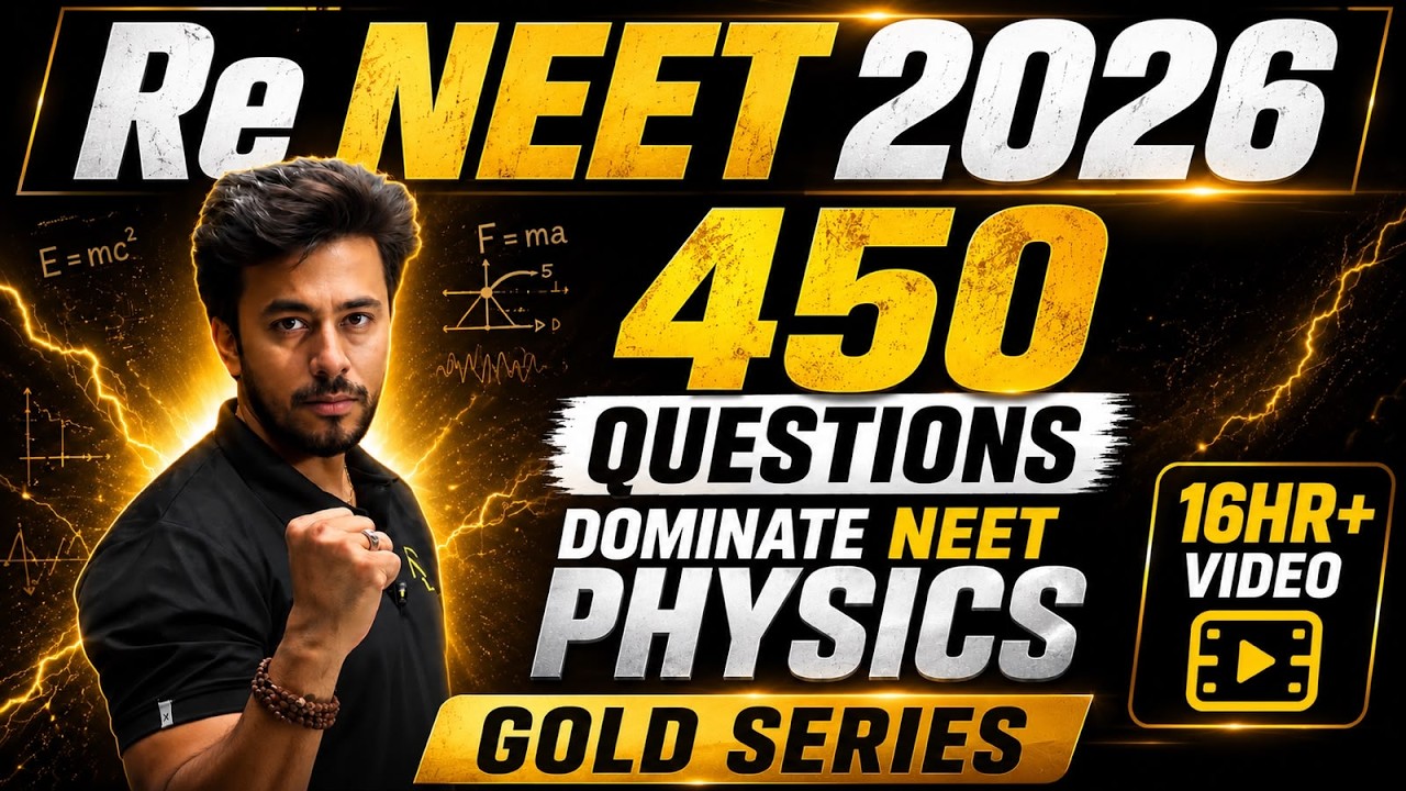 Score 160+ in Re-NEET Physics: 450 Most Expected Questions | Kshitiz Sir