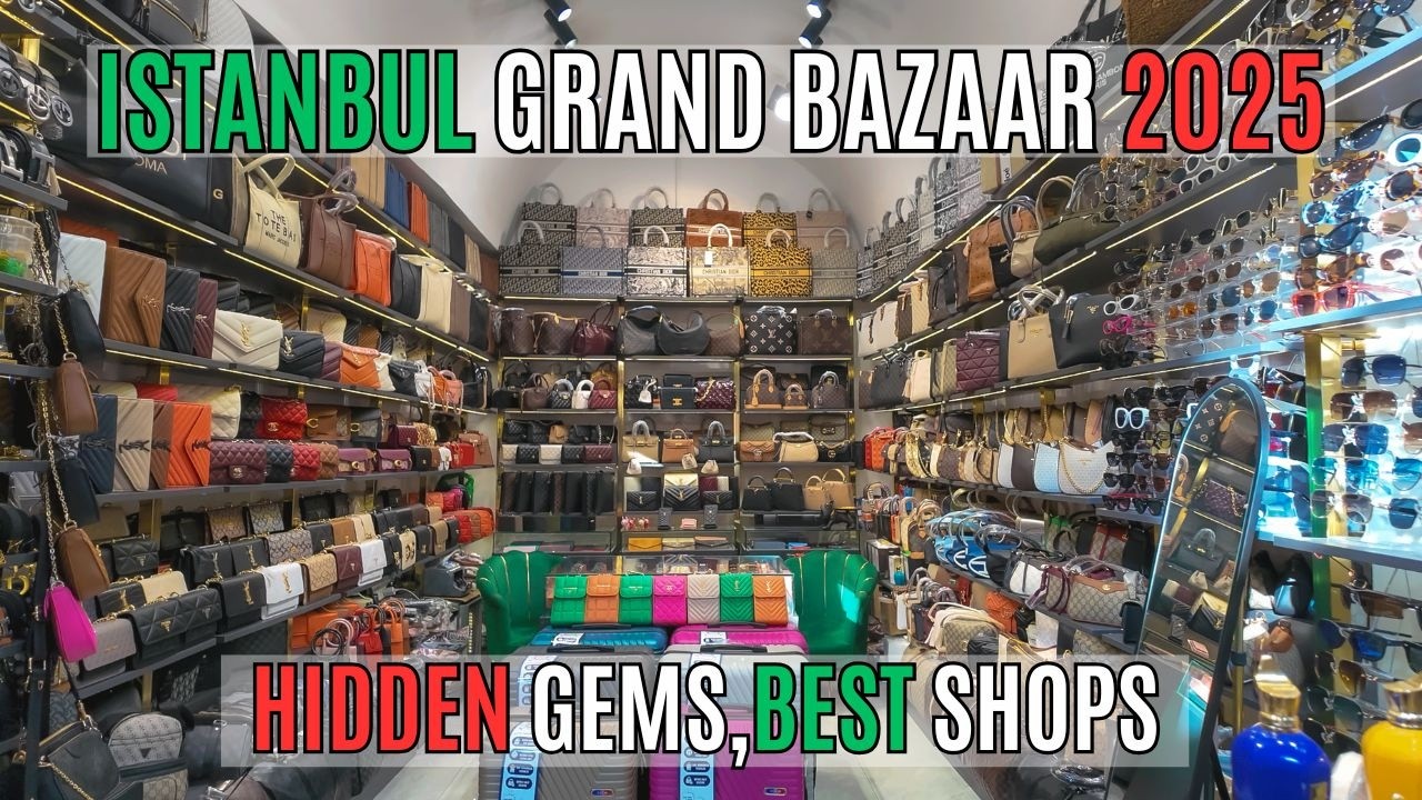 Istanbul Turkey 2025: Inside the Grand Bazaar’s Most Beautiful Shops (4K)