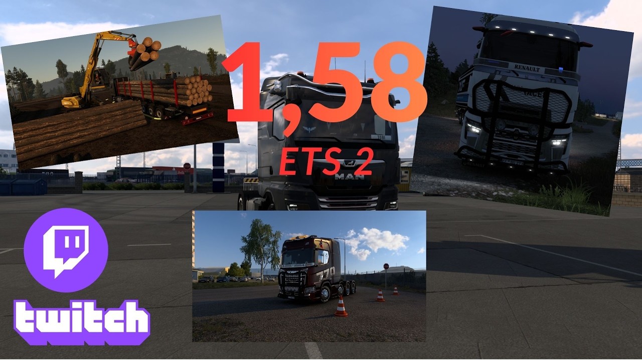 ETS2 1.58 ist da! 🚛 Neues Renault Cockpit, neue Sounds & meine erste Fahrt | Livestream-Aufzeichnung