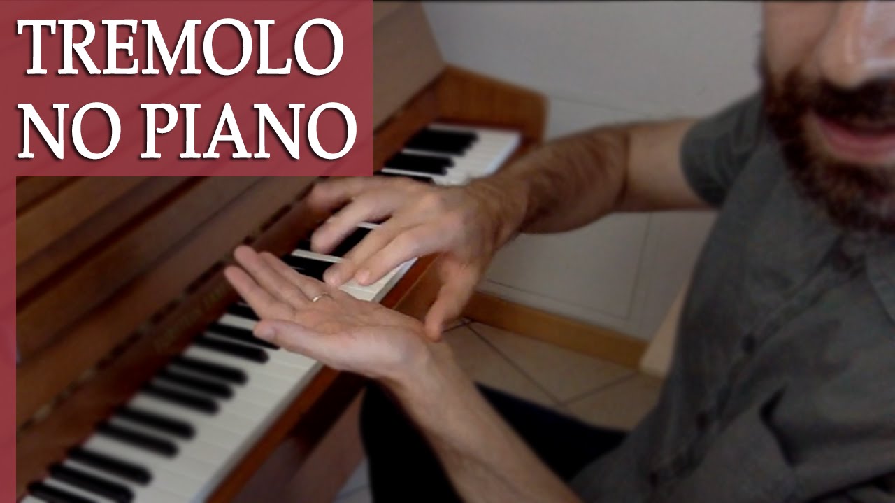 Exercício de tremolo no piano