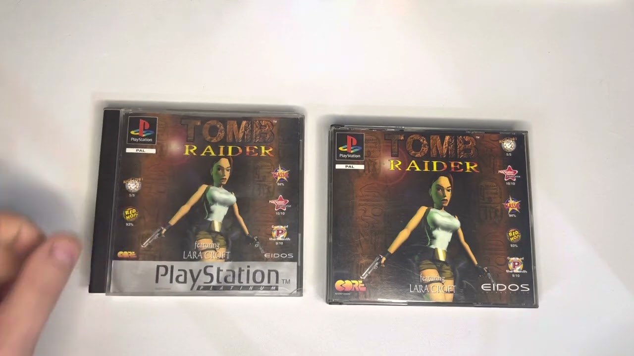 What’s in the box? A look at the original Tomb Raider for PlayStation 1.