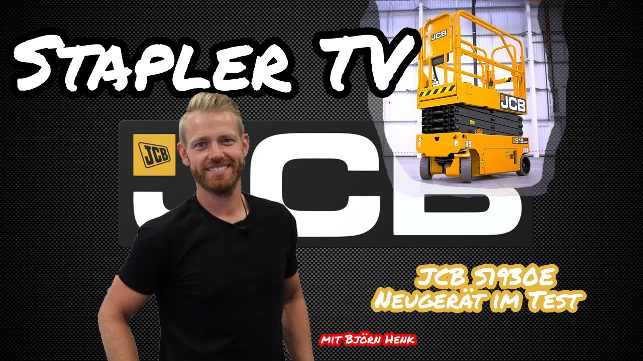 Kein Hightech, aber brauchbar. JCB S1930E Scherenarbeitsbühne - mit Björn Henk