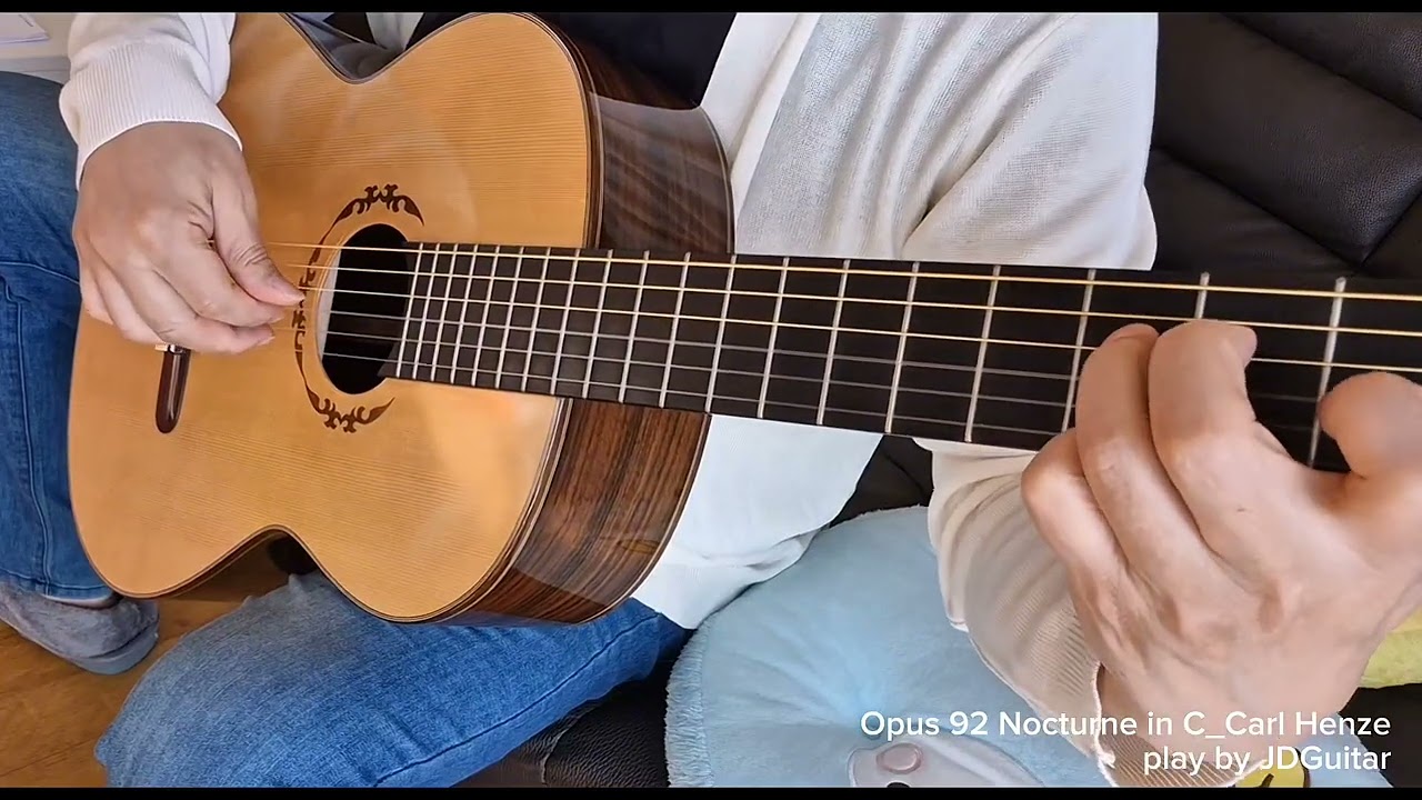 Opus 92 Nocturne in C_Carl Henze_play by JDGuitar_클래식기타연주(279)
