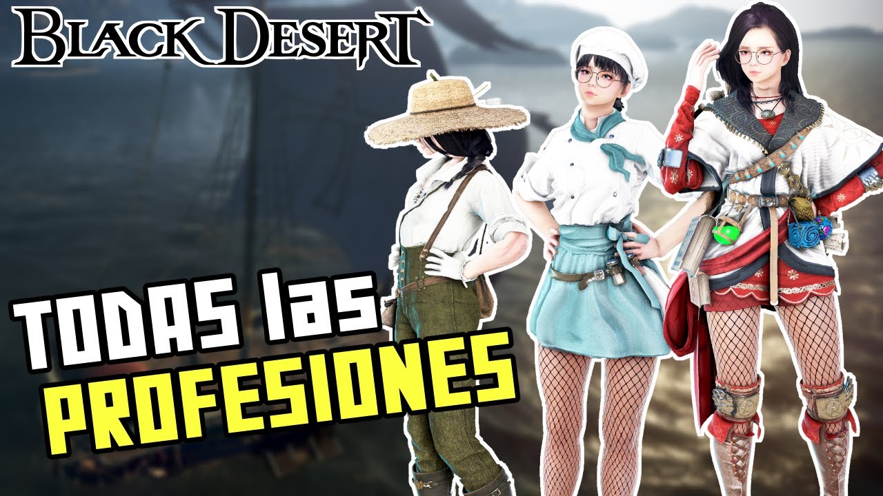 TODAS las PROFESIONES para principiantes | Black Desert Online BDO