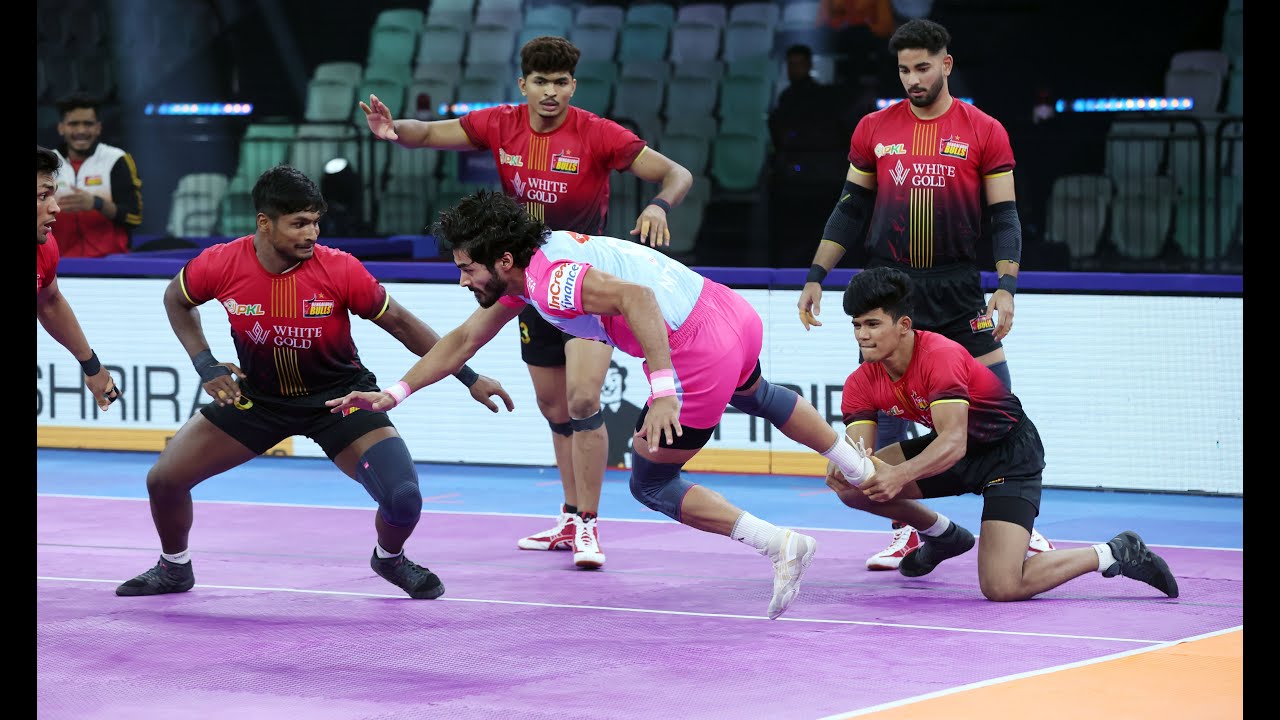 PKL Highlights: Bengaluru Bulls vs Jaipur Pink Panthers | Pro Kabaddi League Season 12 | Hindi
